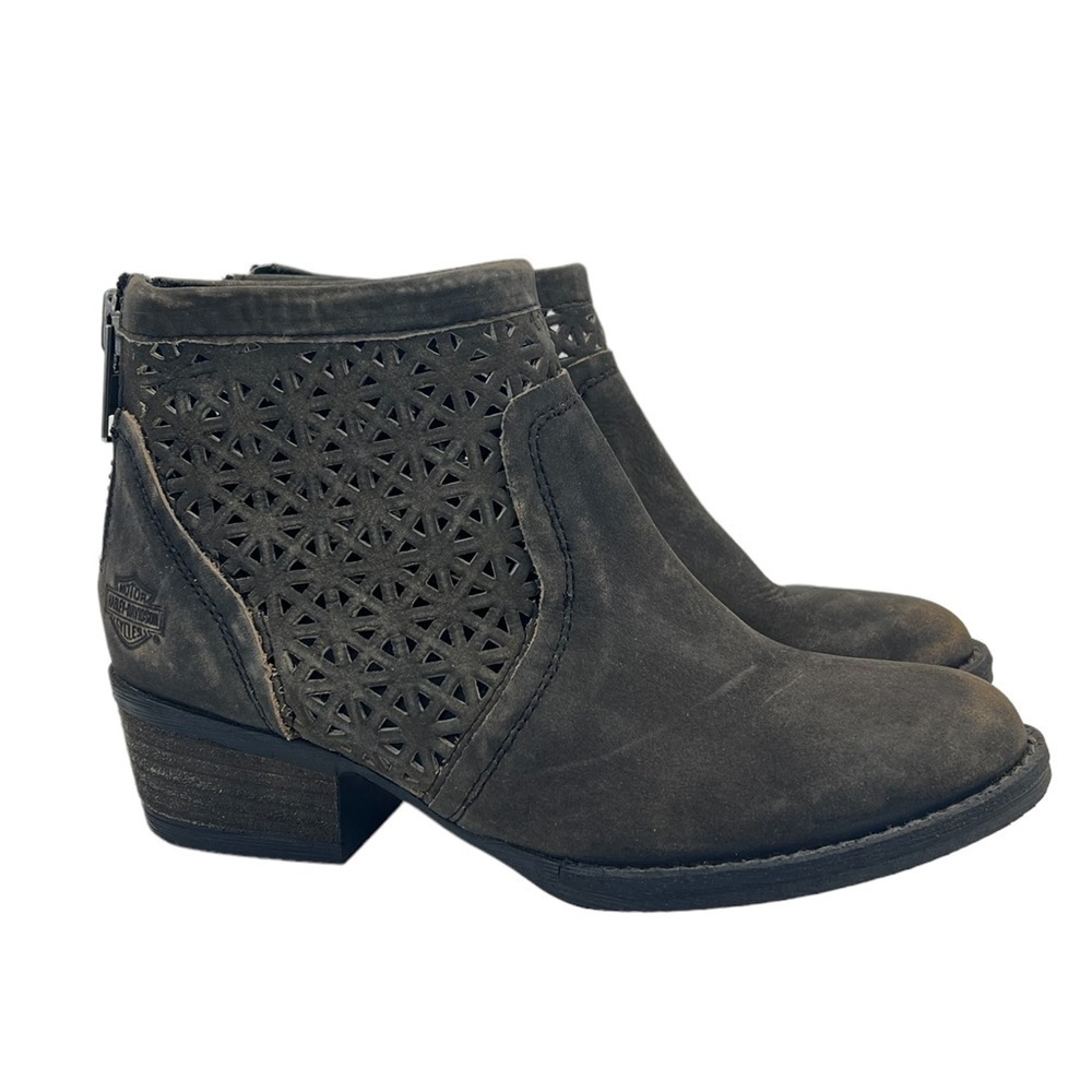 Harley-Davidson Women’s Liam Distressed Motorcycle Bootie Boots